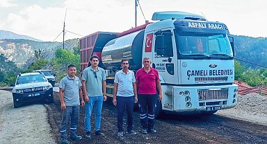 Çameli Belediyesi Emecik Mahallesinin üst yapısını yeniledi