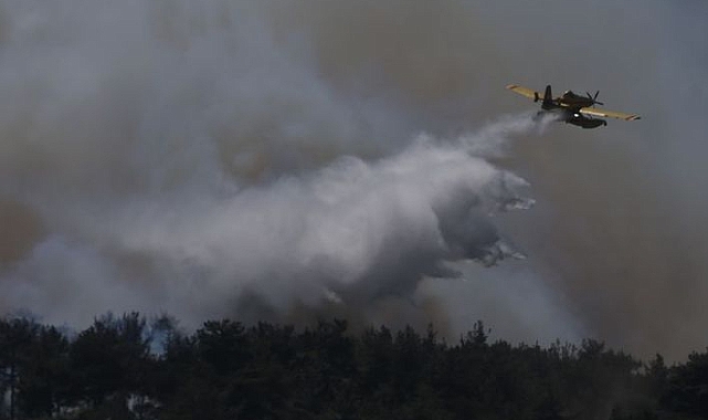 Çanakkale'de yangın hızla yayılıyor: 1 bölge tahliye edildi