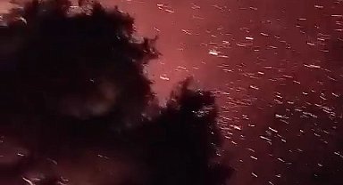 Çanakkale'de ekiplerin gece boyunca yangın mücadelesi sürüyor