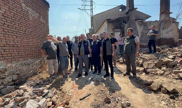 Çanakkale'de hasar tespit çalışmaları için 9 ekip kuruldu