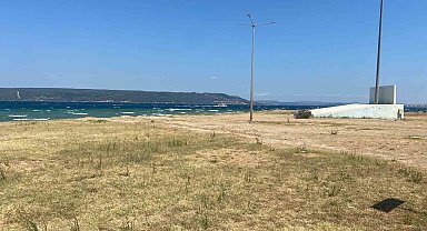 Çanakkale'de sahilde patlamamış top mermisi bulundu