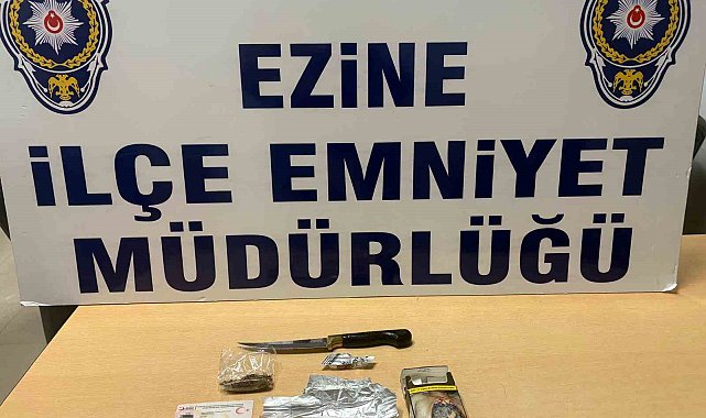 Çanakkale'de uyuşturucu operasyonu: 1 gözaltı