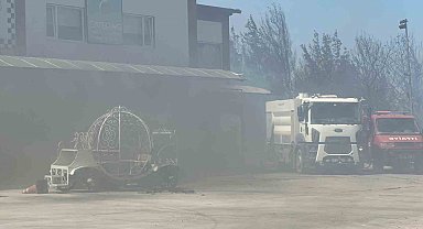 Çanakkale'de yangın işletmelere işletmelere sıçradı