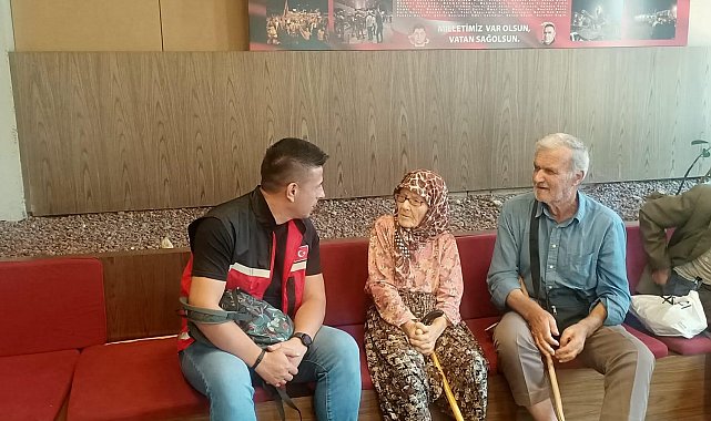 Çanakkale'de yangın sebebiyle tahliye edilen vatandaşlara psikolojik destek