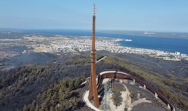 Çanakkale'de yaşanan 4 büyük yangında 5 bin 236 hektar ormanlık alan yandı