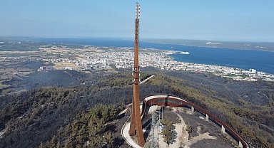 Çanakkale'de yaşanan 4 büyük yangında 5 bin 236 hektar ormanlık alan yandı