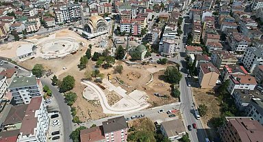 Çayırova Kent Meydanı'nda inşaat çalışmaları devam ediyor
