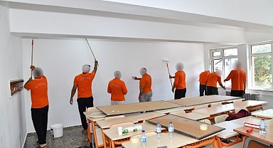 Ceza infaz kurumları ve denetimli serbestlik yükümlüleri okulları yeni sezona hazırladı