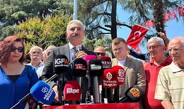CHP Bursa'dan bağımsızlık ve Cumhuriyet vurgusu