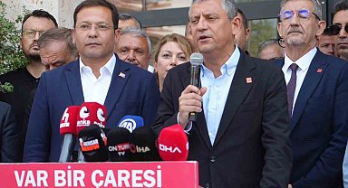 CHP Genel Başkanı Özel, Sındırgı'da incelemelerde bulundu