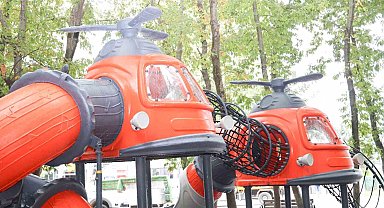 Çocuklara ilham veren havacılık konseptli park hizmete girdi