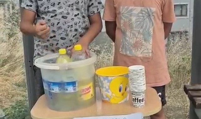 Çocuklardan örnek davranış