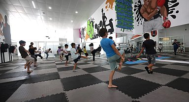 Çocukların spor heyecanı