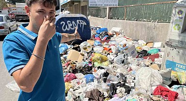 Çöp içindeki Gedizliler, Başkan Duman'ı mahallede yürüyüşe davet etti