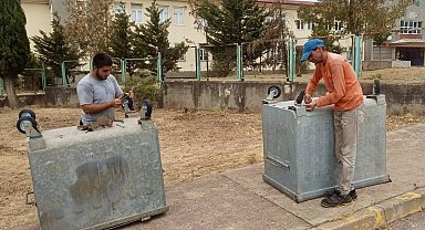 Çöp konteynırlarına yerinde müdahale