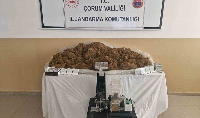 Çorum'da binlerce makaran ele geçirildi
