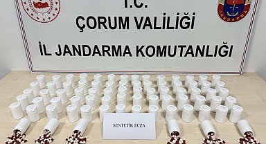 Çorum'da jandarmadan uyuşturucu operasyonu: 2 tutuklama