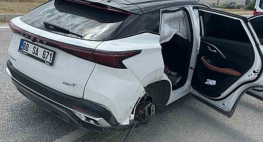 Çorum'da panelvan araç ile cip çarpıştı: 1 yaralı
