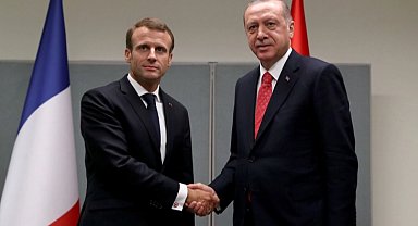 Cumhurbaşkanı Erdoğan Macron'la görüştü