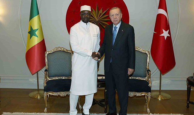 Cumhurbaşkanı Erdoğan, Senegal Başbakanı Sonko'yu kabul etti