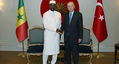 Cumhurbaşkanı Erdoğan, Senegal Başbakanı Sonko'yu kabul etti