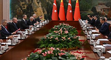 Cumhurbaşkanı Erdoğan'dan Çin'de yoğun diplomasi trafiği