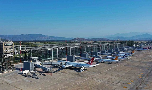 Dalaman havalimanı 7 ayda 3 milyon yolcu sayısına yaklaştı