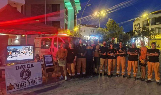 Datça'da 17 Ağustos Marmara Depremi unutulmadı