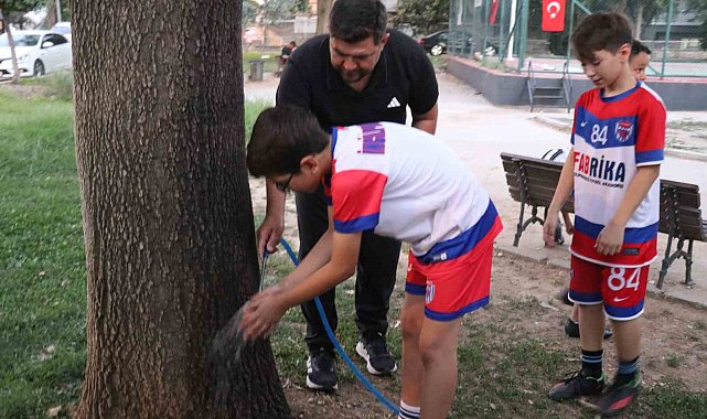 Denizli'de taşıma suyla antrenman çilesi