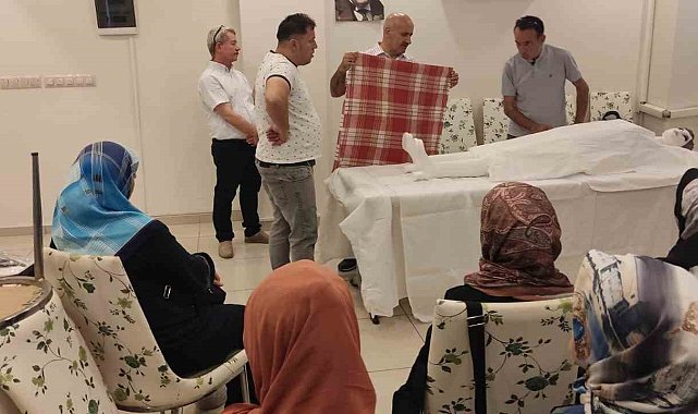 Denizli'nin yeni gassallarına uygulamalı eğitim verildi