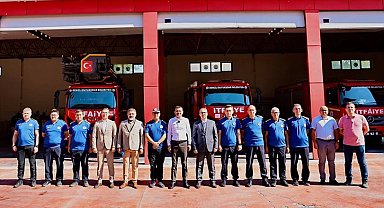 Denizli'de Başkan Çavuşoğlu'ndan itfaiye eğitim merkezi'ne ziyaret