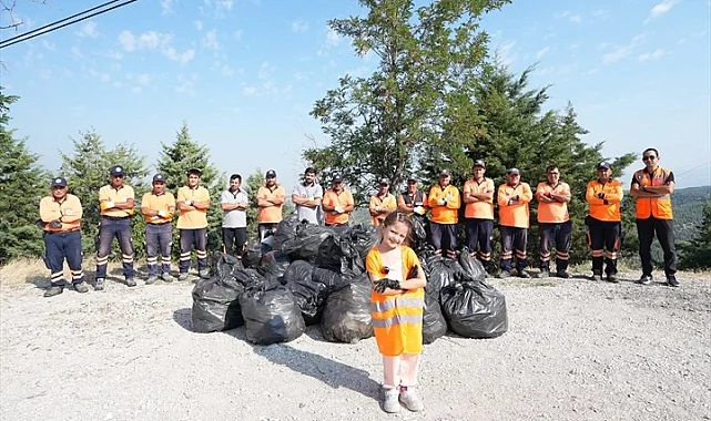 Denizli'de minik yürekten büyük temizlik hareketi