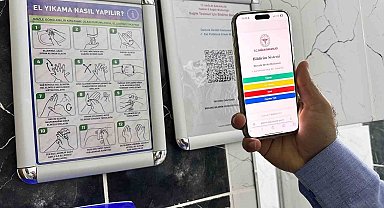 Derecik Devlet Hastanesi'nde QR kod temizlik uygulaması başladı