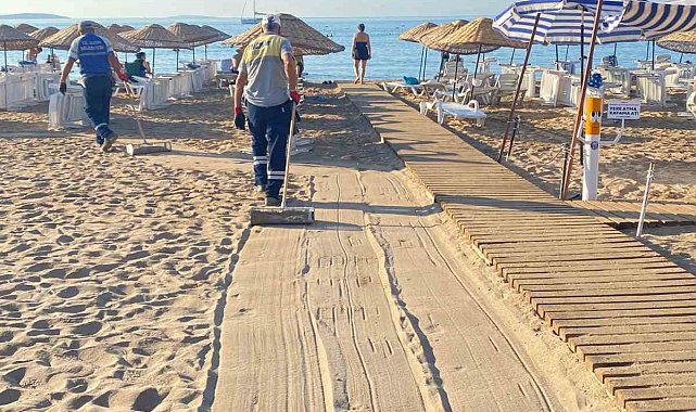 Didim sahillerinde temizlik çalışmaları aralıksız sürüyor