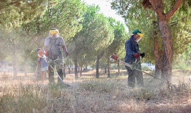 Didim'de yangınlara karşı örnek dayanışma