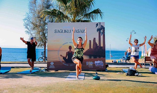 Didimliler güne sabah sporu ile başlıyor