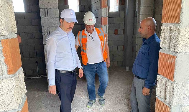 Digor'da Cami yapımı devam ediyor