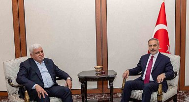 Dışişleri Bakanı Hakan Fidan, Haşdi Şabi Komisyonu Başkanı Falih el-Feyyad ile Ankara'da bir araya geldi.