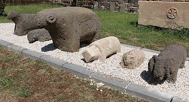 Diyarbakır Müzesi'nde 91 yıl sonra koç ve koyundan yapılmış mezar taşları ziyarete açıldı