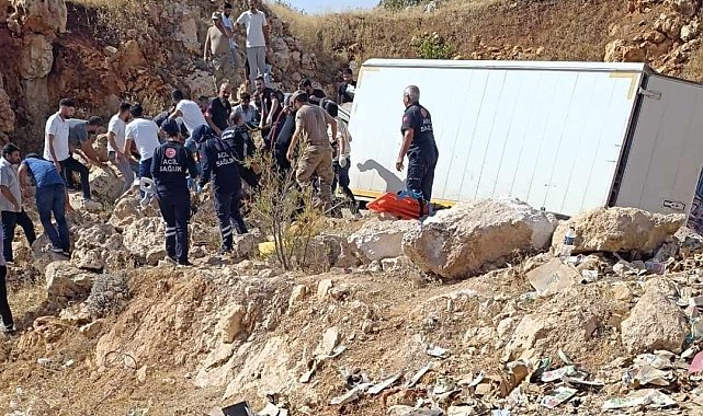 Diyarbakır'da kamyonet şarampole devrildi: 3 yaralı