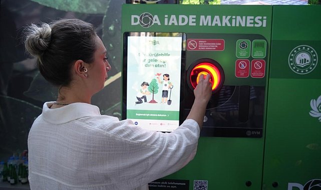 DOA makineleri Samsun'da 49 binden fazla içecek ambalajı topladı
