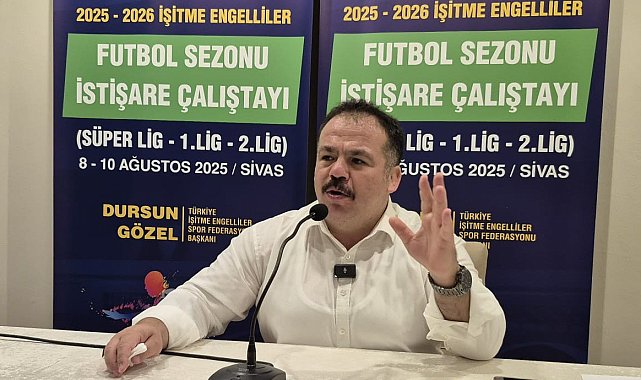 Dursun Gözel: "İşitme engelliler futbolunu ileriye taşıyacağız"