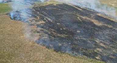 Eber Gölü'nden dumanlar yükseldi