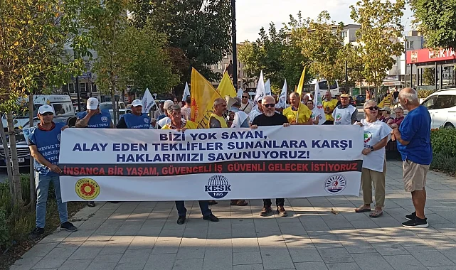 Edirne Keşan'da KESK'ten sert çıkış!
