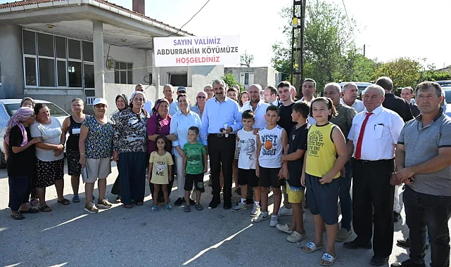 Edirne Valisi Sezer'den Enez'de kırsal ziyareti