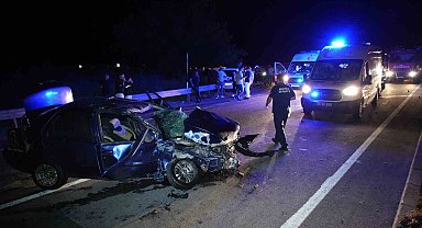 Edirne'de feci kaza: 1'i ağır 5 yaralı
