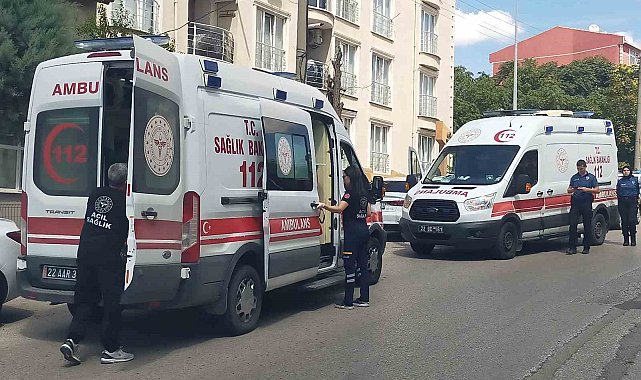 Edirne'de korkunç kaza kamerada