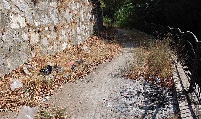 Efeler Belediyesi Pınarbaşı alt yolunu unuttu, yol çöplüğe döndü