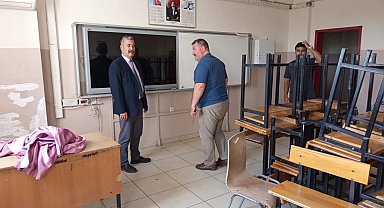 Efeler'de okullar yeni eğitim öğretim yılına hazırlanıyor