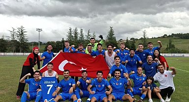 Ege Üniversitesi Futbol Takımı Avrupa'nın en iyi 4 takımı arasında yer aldı